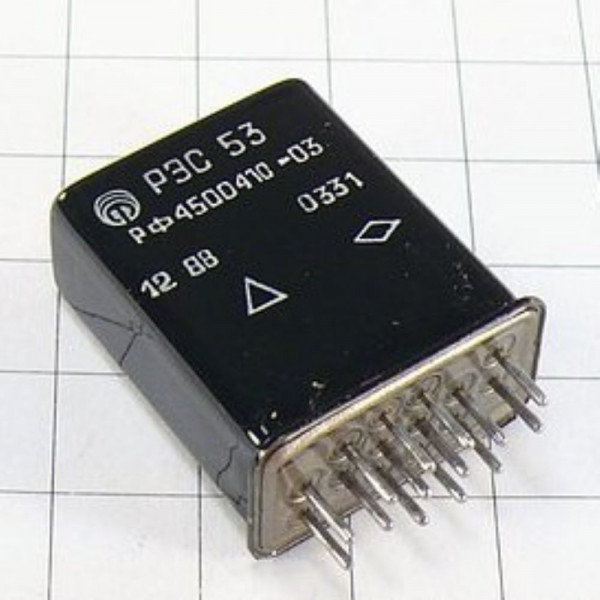 Реле РЭС-53 (РФ4.500.410-04)