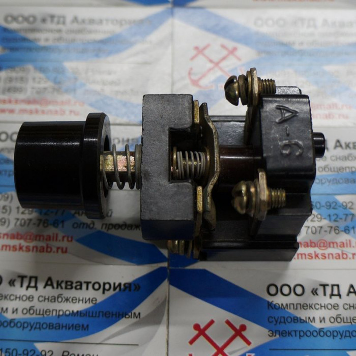Кнопка КУ-100М черная