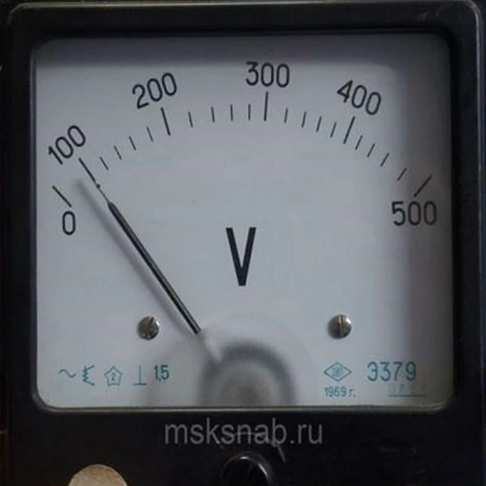 Вольтметр Э379 50В — фото