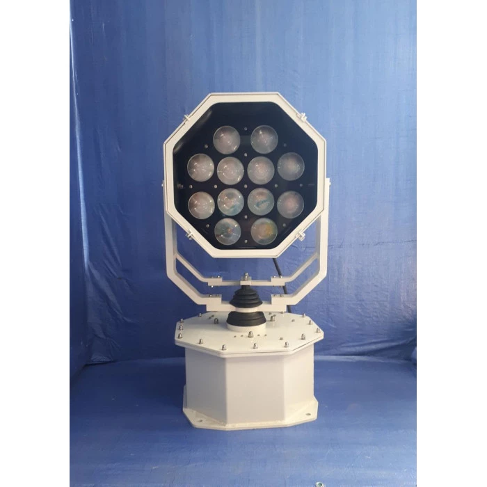 МСПЛ-МН-500LED (12в-250в, 120Вт) - Судовой светодиодный поисковый прожектор с д/у пультом