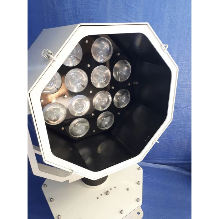 МСПЛ-МН-500LED (12в-250в, 120Вт) - Судовой светодиодный поисковый прожектор с д/у пультом