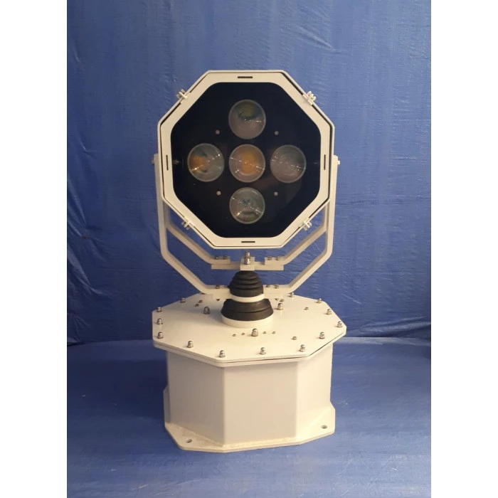 МСПЛ-МН-400LED (12в-250в, 50Вт) - Судовой светодиодный поисковый прожектор с дистанционным управлением